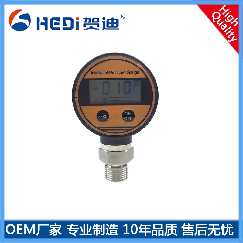 广东HDB108电池数字压力表应用于电池供电，设备计量仪器等-贺迪工厂定做