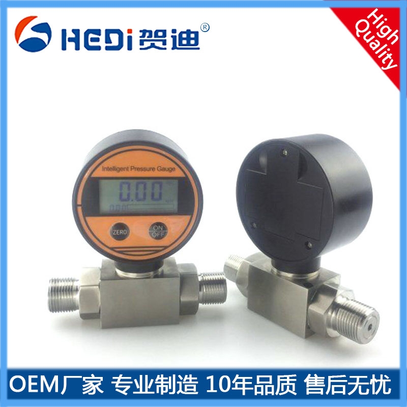 广东贺迪智能电池数字压力表HDB108压差表-智能电池数字压力表